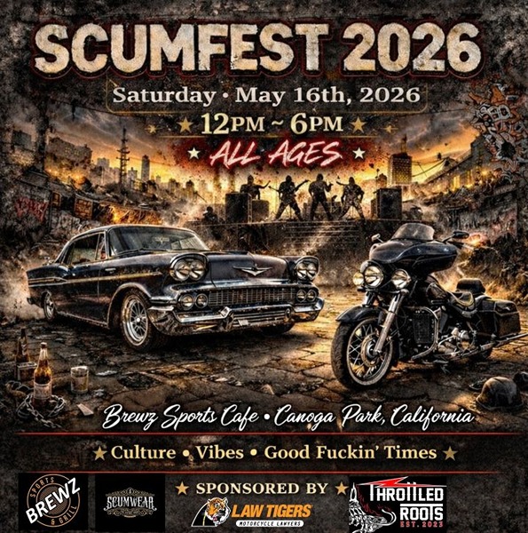 Scumfest Car Show flyer May 2026
